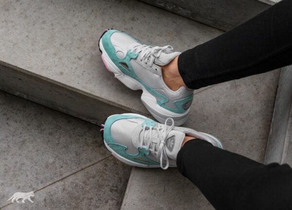 Giày Adidas Originals Falcon 'Watermelon Grey Easy Green' B28127 - Ảnh 6
