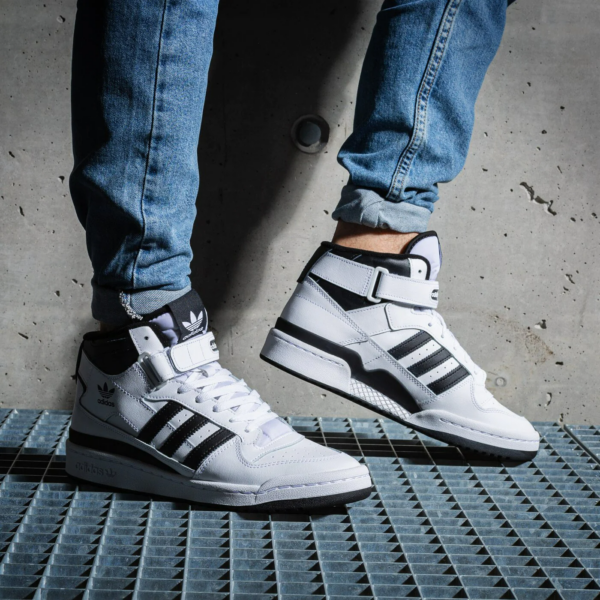 Giày Adidas Forum Mid 'White Black' FY7939 - Ảnh 2
