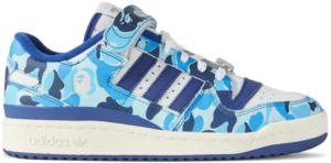 Giay Adidas Forum Low 84 x BAPE '30th Anniversary Blue' ID4772