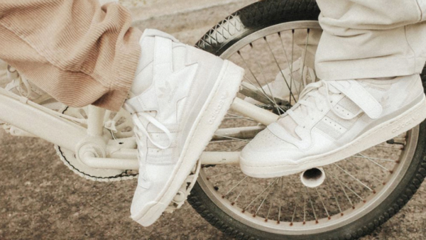 Giày Adidas Forum Mid Triple White FY4975 - Ảnh 5