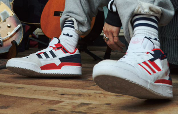 Giày Adidas Forum Exhibit Low 'Cloud White Red' GZ5391 - Ảnh 9