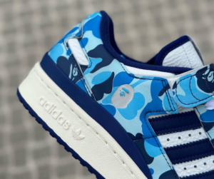 Giay Adidas Forum Low 84 x BAPE '30th Anniversary Blue' ID4772