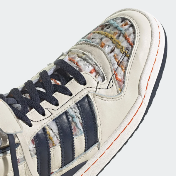 Giày Adidas Forum Mid White Navy GX3958 - Ảnh 3