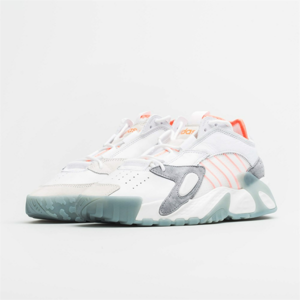 Giày Adidas Originals Streetball Cloud White Grey Orange FV4530 - Ảnh 2