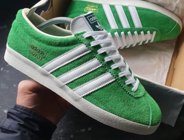 Giày Adidas Gazelle Vintage 'Semi Flash Green' EF5577 - Ảnh 4