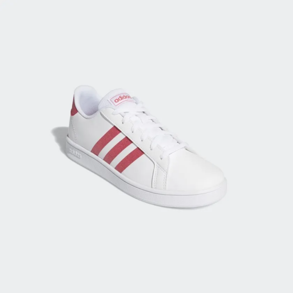 Giày Adidas Grand Court J 'White Real Pink' EG5136 - Ảnh 3