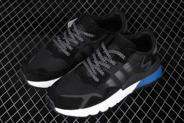 Giày Adidas Nite Jogger Lush Blue Boost FW5331 - Ảnh 4