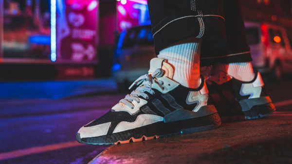 Giày Adidas Nite Jogger 'Grey Pack Carbon' BD7933 - Ảnh 4