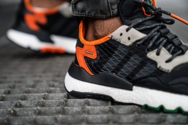 Giày Adidas Nite Jogger Cordura Black Orange EE5549 - Ảnh 9