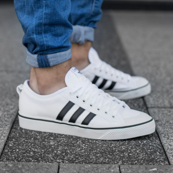 Giày Adidas Nizza Low 'White Black' AQ1066 - Ảnh 3