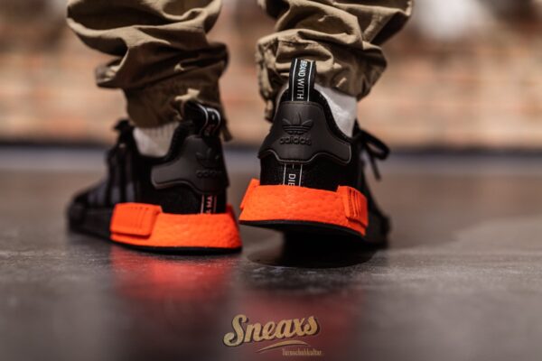 Giày Adidas NMD R1 Core Black 'Solar Red' EE5107 - Ảnh 6