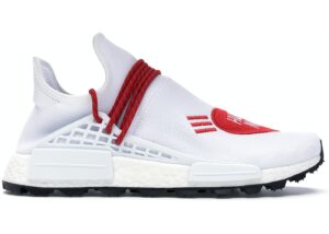 Giày Adidas NMD HU Pharrell Human Made White Red EF7223