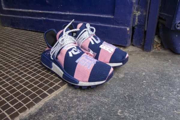 Giày Adidas NMD Hu Pharrell x Billionaire Boys Club Navy Pink G26277 - Ảnh 5