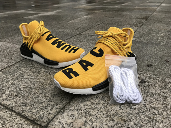 Giày Adidas Pharrell x NMD Human Race 'Yellow' BB0619 - Ảnh 8