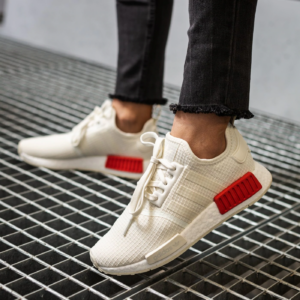 Alternative view of Giày Adidas NMD R1 Off White 'Lush Red' B37619