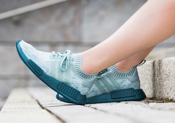 Giày Adidas NMD R1 Primeknit 'Sea Crystal' CG3601 - Ảnh 4