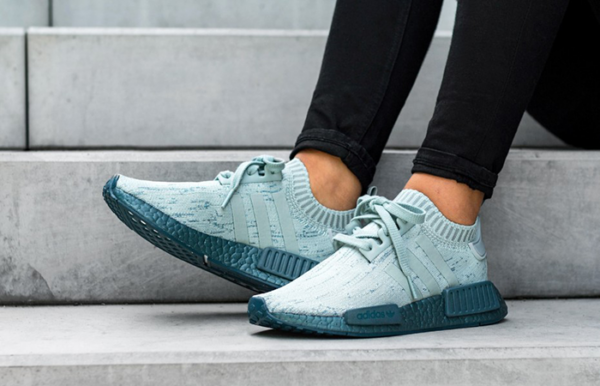 Giày Adidas NMD R1 Primeknit 'Sea Crystal' CG3601 - Ảnh 8