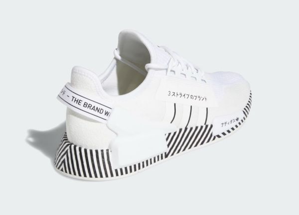 Giày Adidas NMD R1 V2 J Dazzle Pack Cloud White FY2108 - Ảnh 4