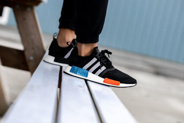 Giày Adidas NMD_R1 'Black Solar Red' FY5727 - Ảnh 4