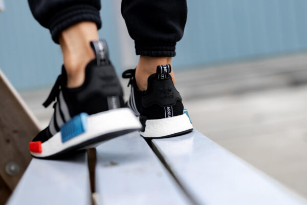 Giày Adidas NMD_R1 'Black Solar Red' FY5727 - Ảnh 5