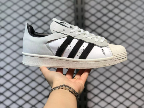 Giày Adidas Superstar WS2 Deconstructed 'Black Stripes' FV3024 - Ảnh 6