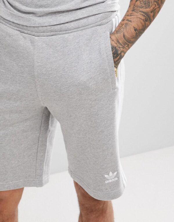 Quần Adidas Originals adicolor 3 Stripe Shorts Grey CY4570 - Ảnh 4