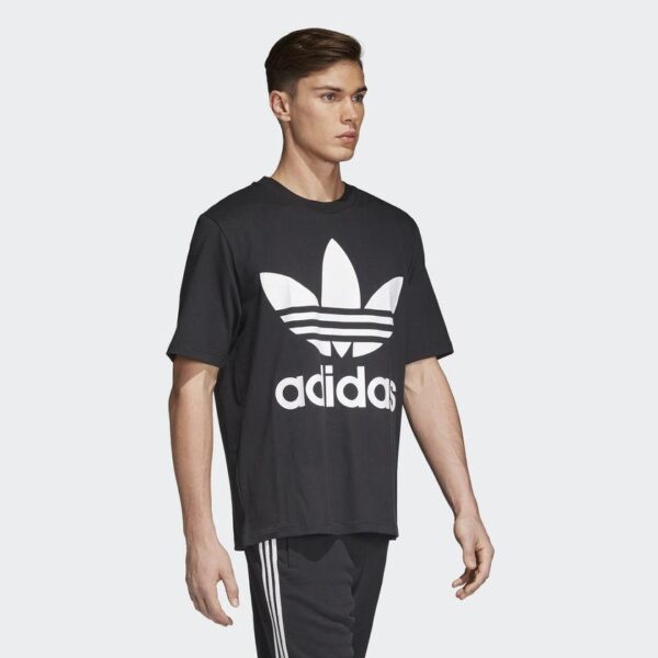 Áo Adidas Oversize Trefoil Tee Black CW1211 - Ảnh 3
