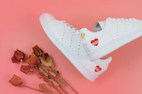 Giày Adidas Stan Smith Valentines Day 'White' FV8260 - Ảnh 5