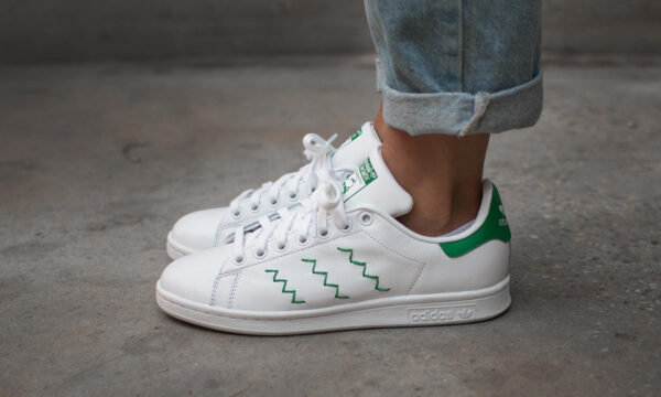 Giày Adidas Stan Smith ZigZag Green S75139 - Ảnh 4