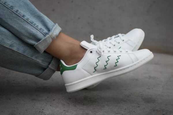 Giày Adidas Stan Smith ZigZag Green S75139 - Ảnh 3