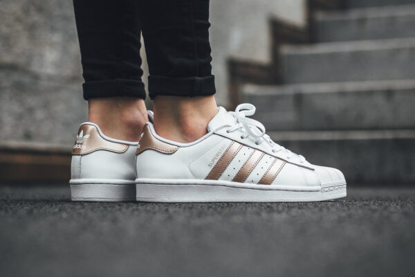 Giày Adidas Superstar 80 'Rose Gold' B39402 - Ảnh 4