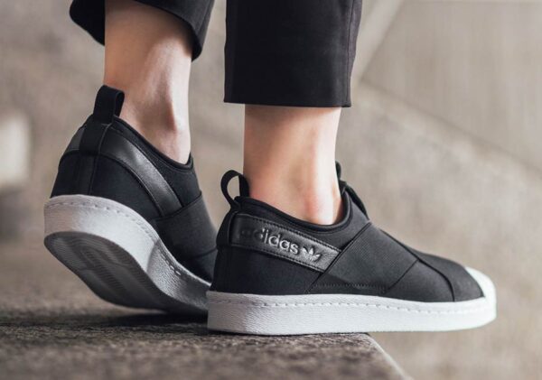 Giày Adidas Superstar Slip On 'Core Black' BZ0112 - Ảnh 4