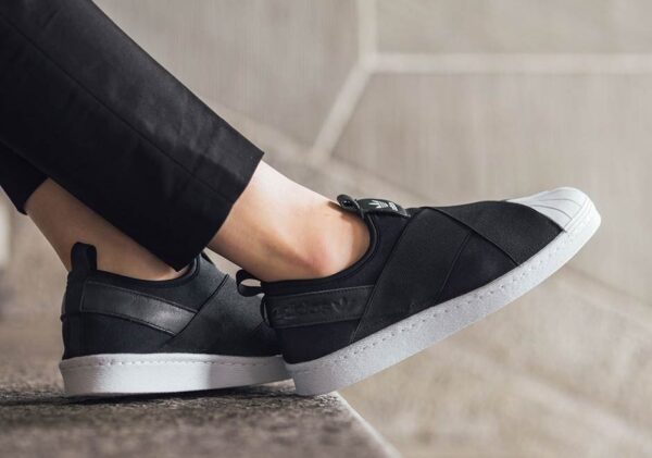 Giày Adidas Superstar Slip On 'Core Black Cloud White' S81337 - Ảnh 4