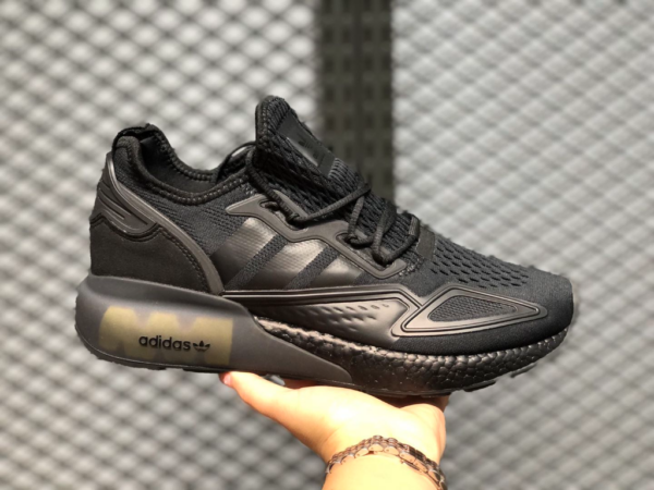 Giày Adidas ZX 2K Boost 'Black Solar Yellow' FV8453 - Ảnh 4