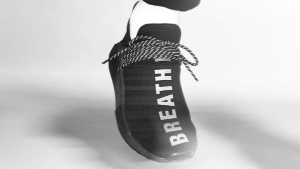 Giày Adidas Pharrel x NMD Human Race 'Triple Black' GX2487 - Ảnh 5
