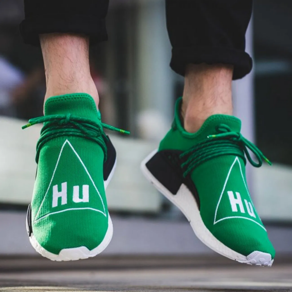 Giày Adidas Pharrell x NMD Human Race 'Green' BB0620 - Ảnh 2