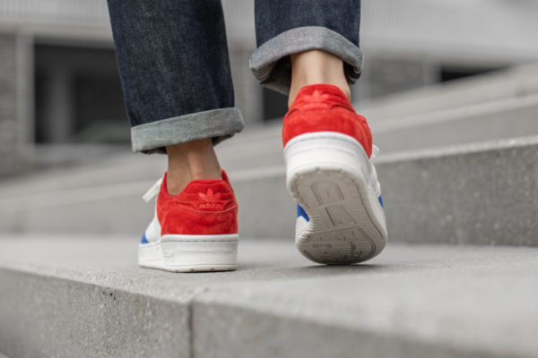 Giày Adidas Rivalry Low XLD Royal White Scarlet EF6414 - Ảnh 5