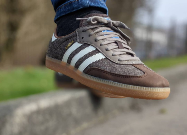 Giày Adidas Samba Fox 'Dark Brown' H04942 - Ảnh 5