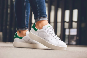 Giay Adidas Wmns Stan Smith Bold 'White Green' S32266