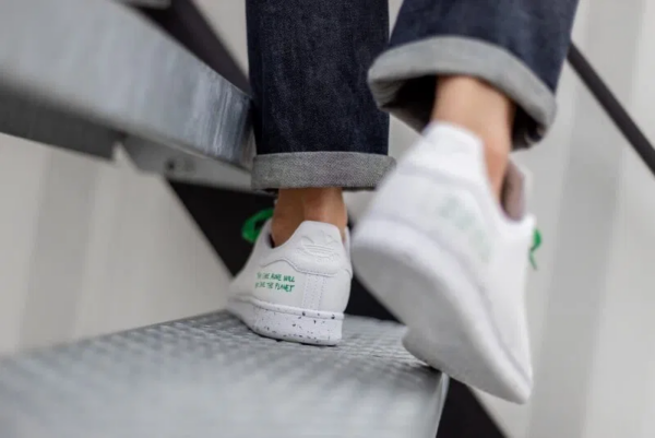 Giày Adidas Stan Smith 'Clean Classics Collection White Green' FU9609 - Ảnh 5