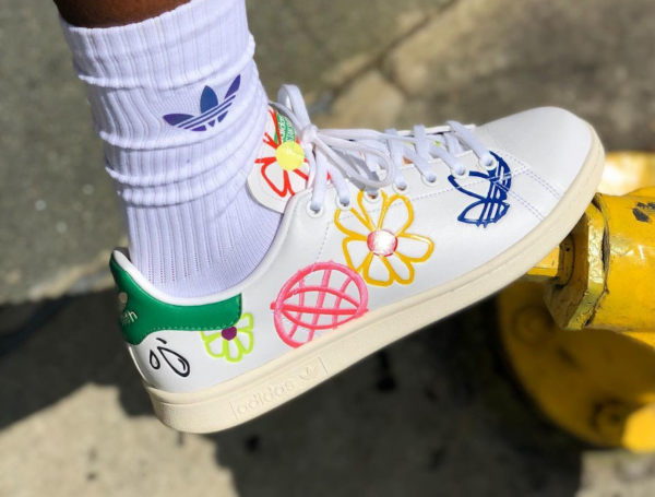 Giày Adidas Wmns Stan Smith 'Large Doodles' FX5653 - Ảnh 3