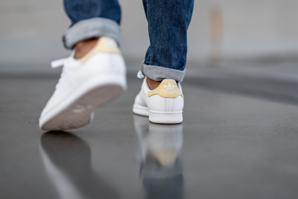 Giày Adidas Stan Smith 'White Easy Yellow' EF4335 - Ảnh 3