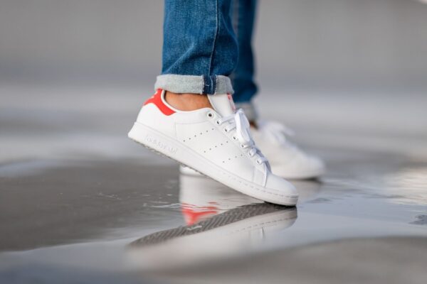 Giày Adidas Originals Stan Smith 'White Red' EF4334 - Ảnh 4