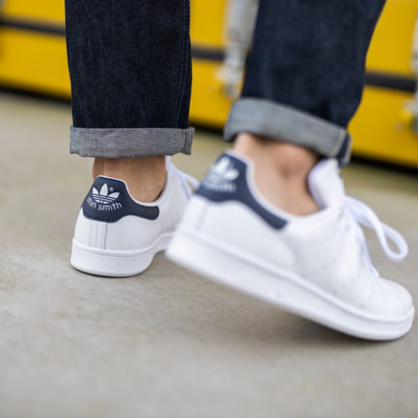 Giày Adidas Stan Smith 'Mid Navy' M20325 - Ảnh 4