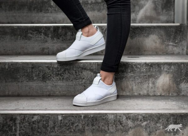 Giày Adidas Superstar Slip On 'Core White' S81338 - Ảnh 3