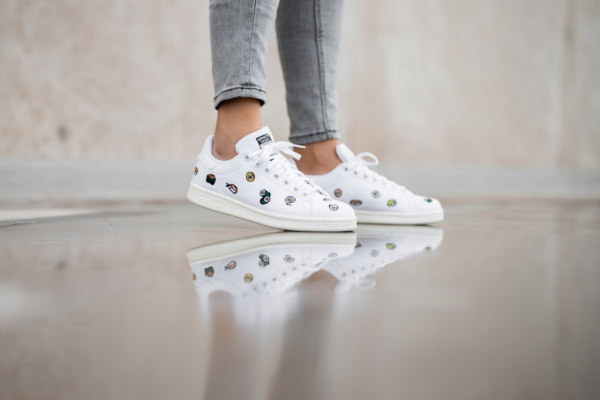 Giày Adidas Stan Smith Youth Sushi 'Cloud White' EF5469 - Ảnh 5