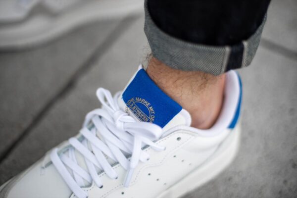 Giày Adidas Supercourt 'White Team Royal Blue' EF5885 - Ảnh 5
