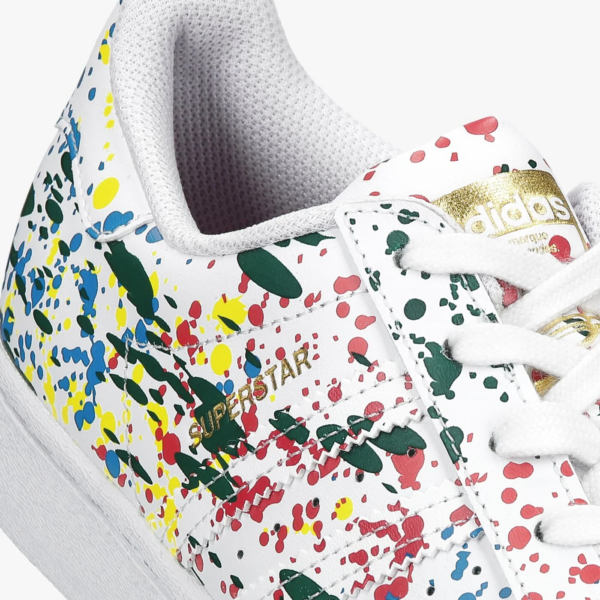 Giày Adidas Superstar 'Splashes Splatter Drips White' FX5537 - Ảnh 5