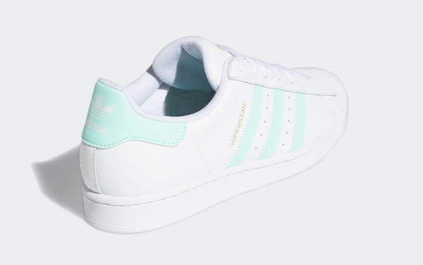 Giày Adidas Superstar 'White Clear Mint' GX2538 - Ảnh 3