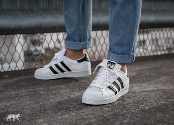 Giày Adidas Superstar OG 'Vintage White' C77124 - Ảnh 2